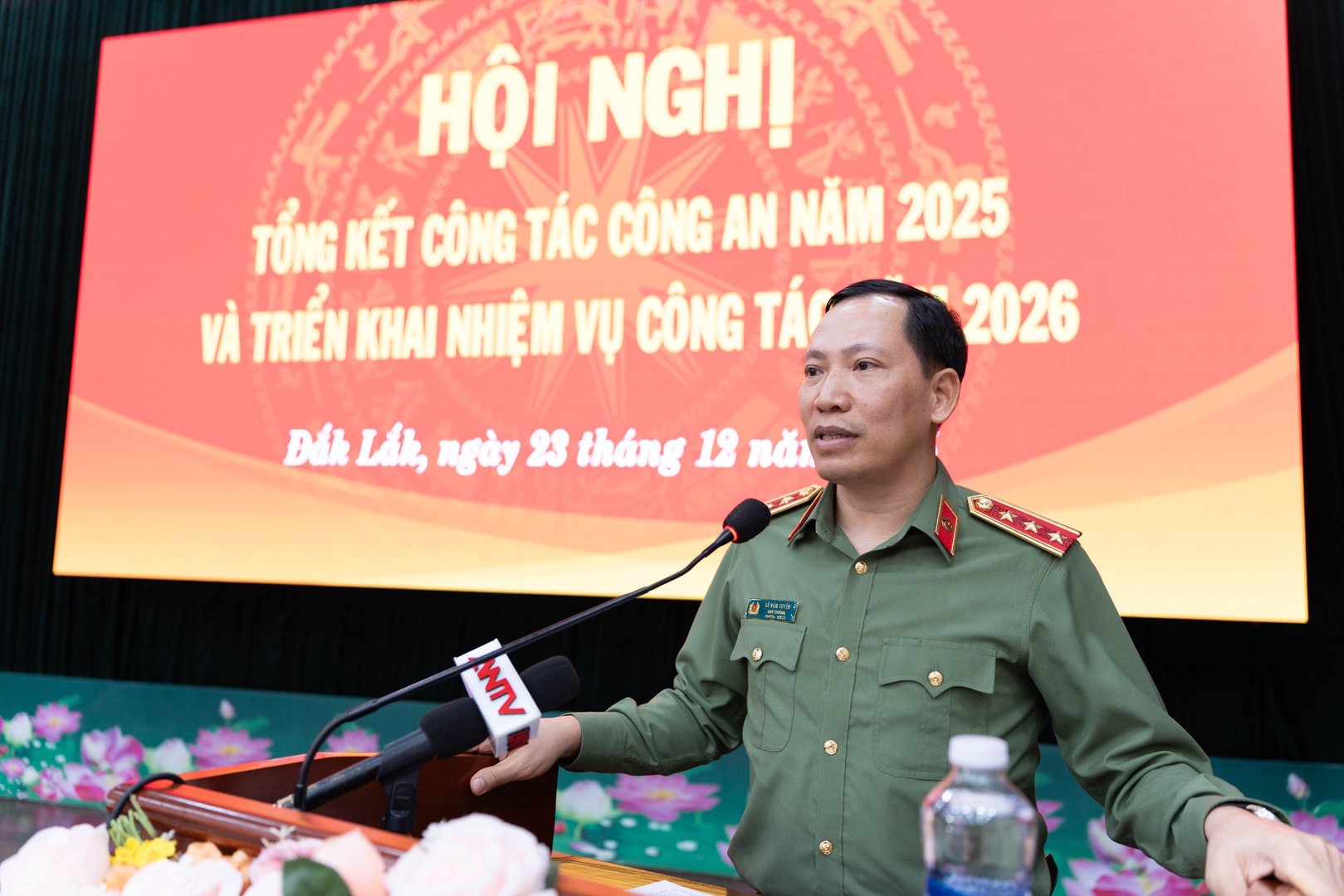 Công an tỉnh Đắk Lắk tổ chức Hội nghị tổng kết công tác Công an năm 2025